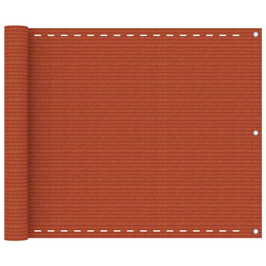 Balkonscherm 75x500 cm HDPE oranje - Griffin Retail