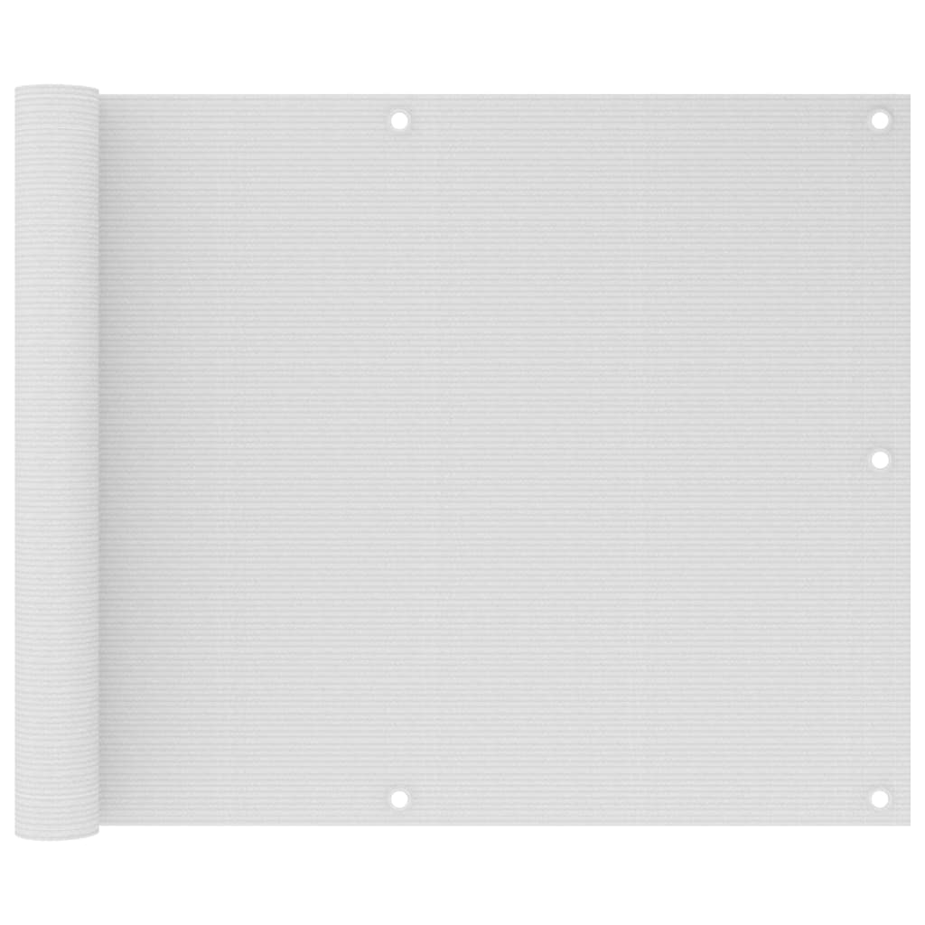 Balkonscherm 75x500 cm HDPE wit - Griffin Retail