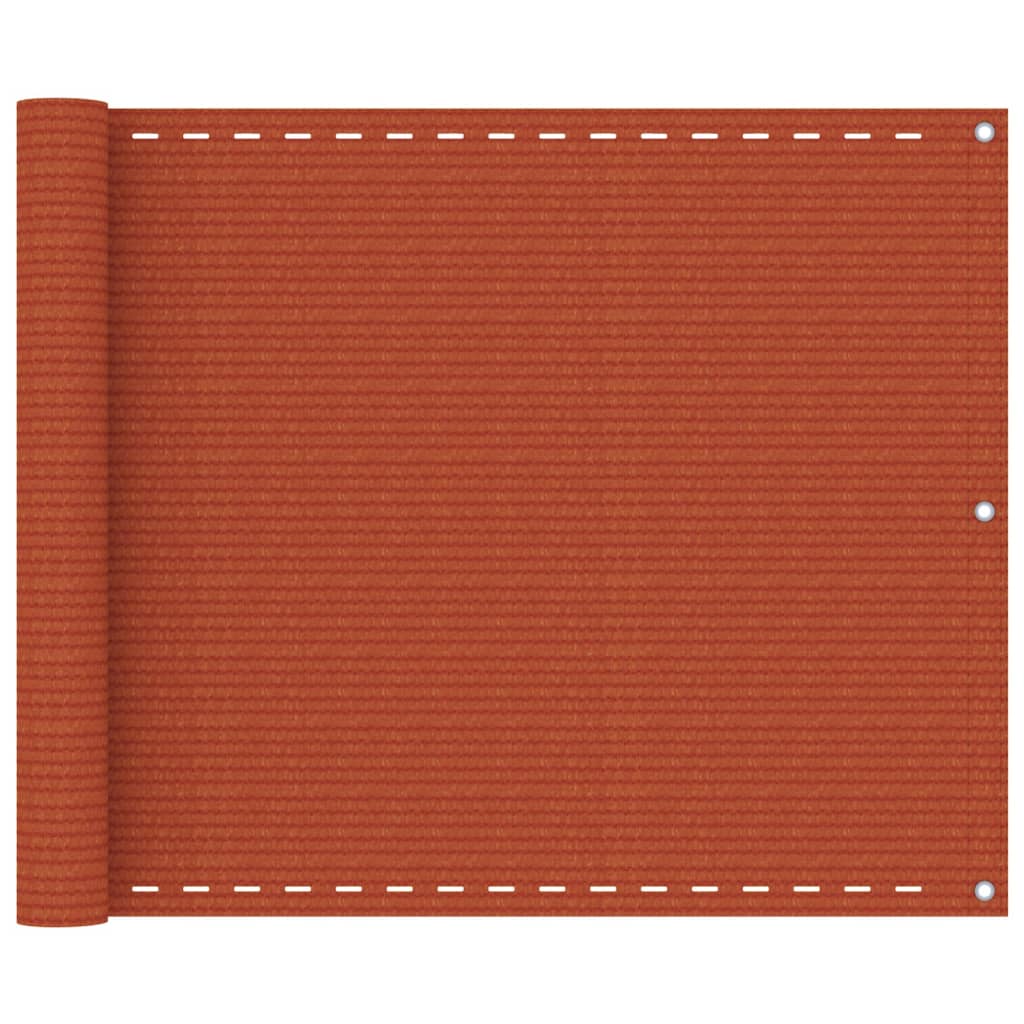 Balkonscherm 75x600 cm HDPE oranje - Griffin Retail