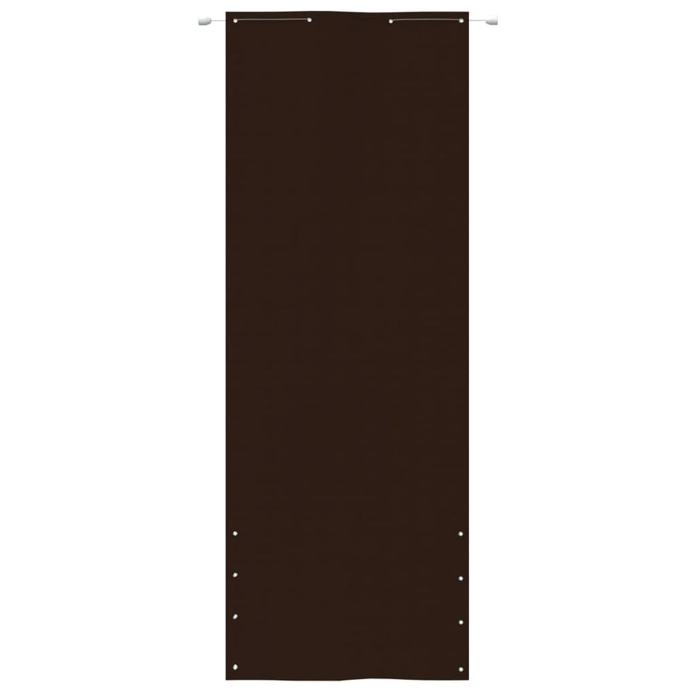 Balkonscherm 80x240 cm oxford stof bruin - Griffin Retail