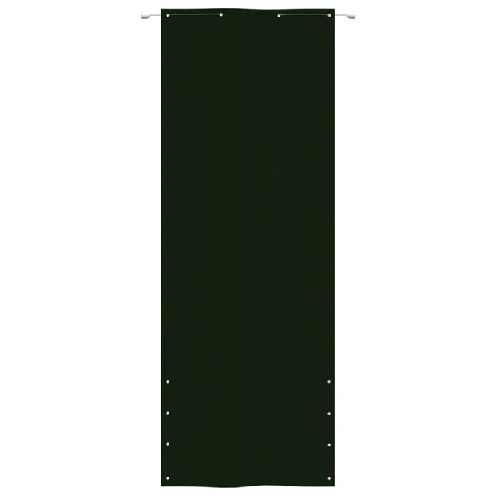 Balkonscherm 80x240 cm oxford stof donkergroen - Griffin Retail