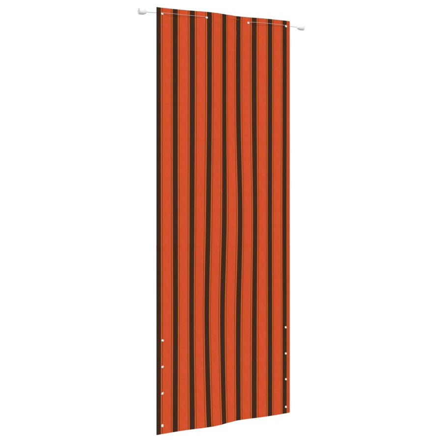 Balkonscherm 80x240 cm oxford stof oranje en bruin - Griffin Retail
