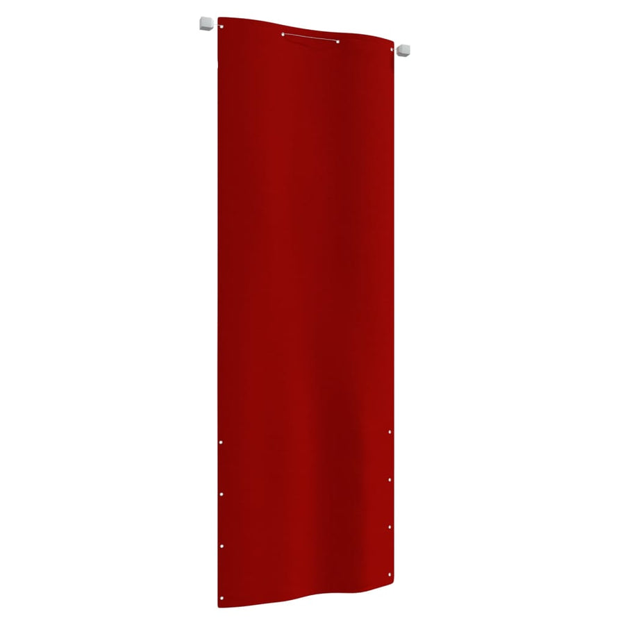 Balkonscherm 80x240 cm oxford stof rood - Griffin Retail