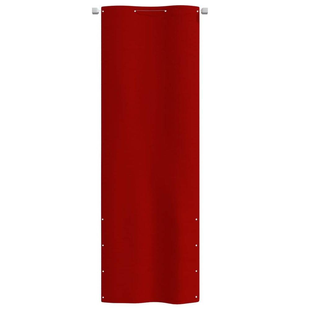 Balkonscherm 80x240 cm oxford stof rood - Griffin Retail