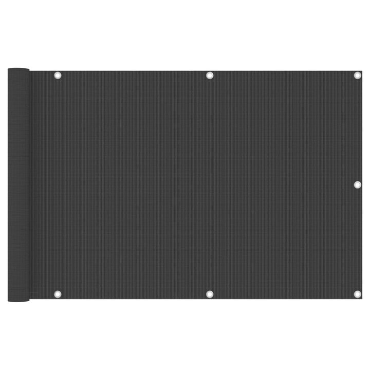 Balkonscherm 90x300 cm HDPE antracietkleurig - Griffin Retail