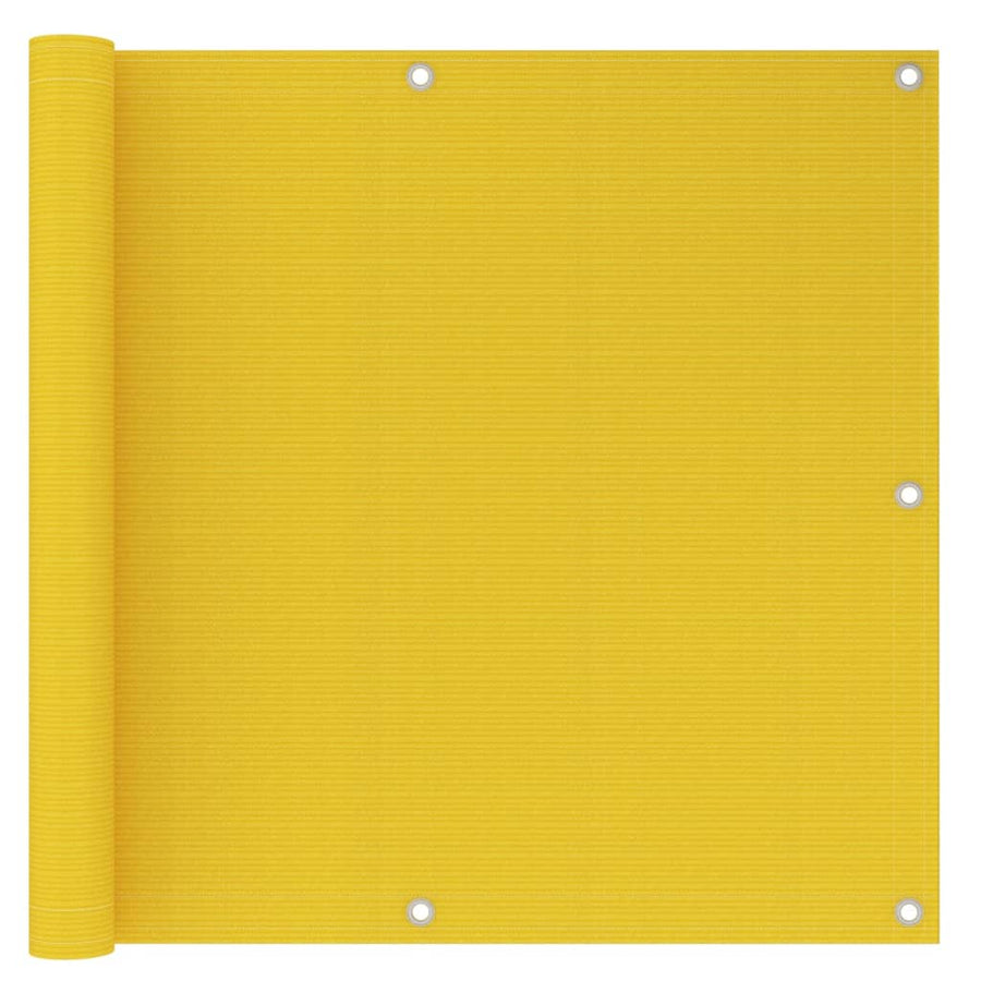Balkonscherm 90x300 cm HDPE geel - Griffin Retail