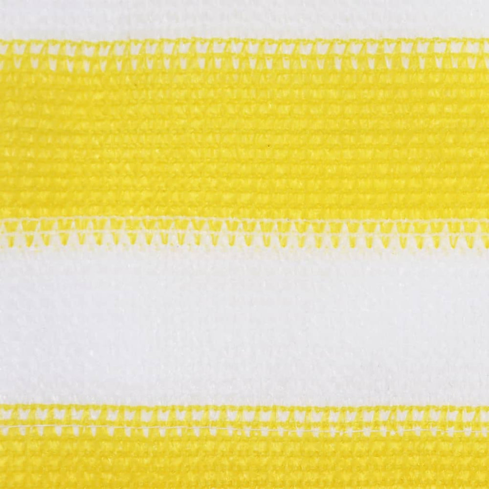 Balkonscherm 90x300 cm HDPE geel en wit - Griffin Retail
