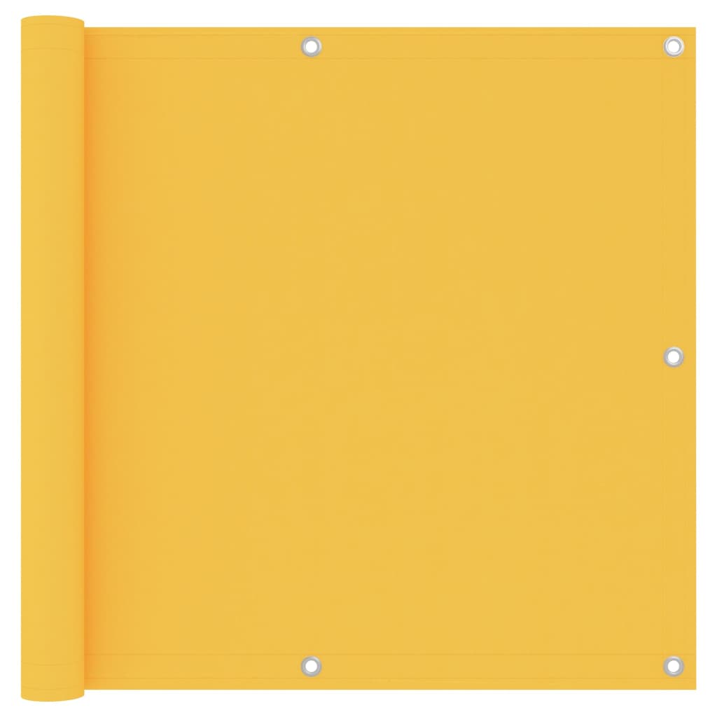 Balkonscherm 90x400 cm oxford stof geel - Griffin Retail