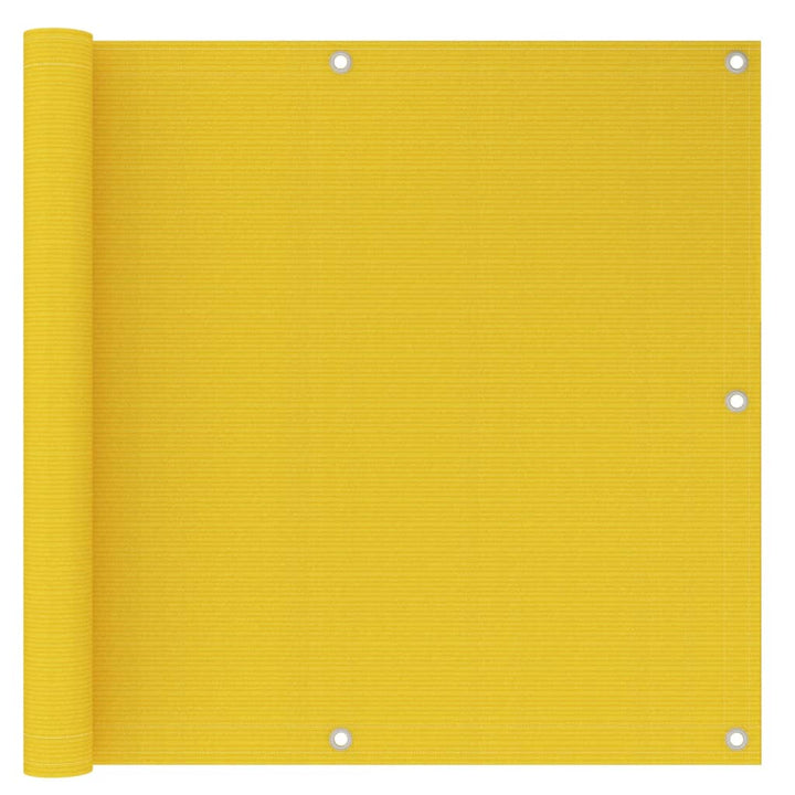 Balkonscherm 90x500 cm HDPE geel - Griffin Retail