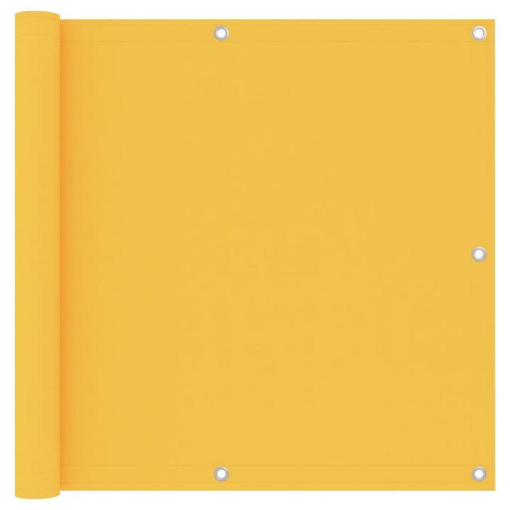 Balkonscherm 90x600 cm oxford stof geel - Griffin Retail