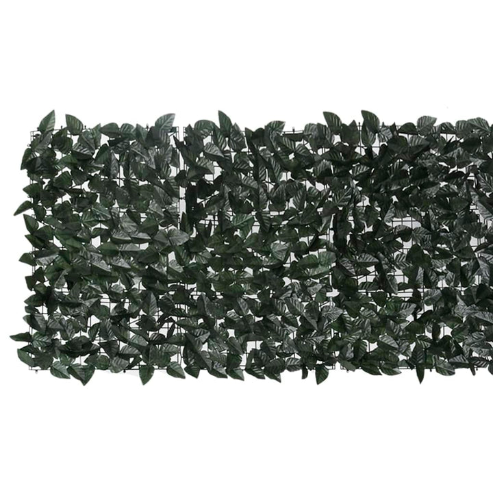 Balkonscherm met donkergroene bladeren 600x75 cm - Griffin Retail