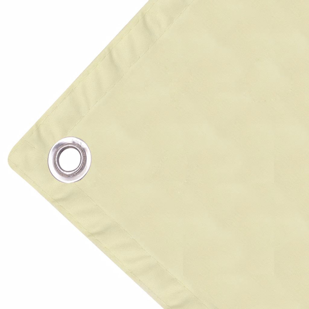 Balkonscherm Oxford textiel 75x600 cm crèmekleurig - Griffin Retail