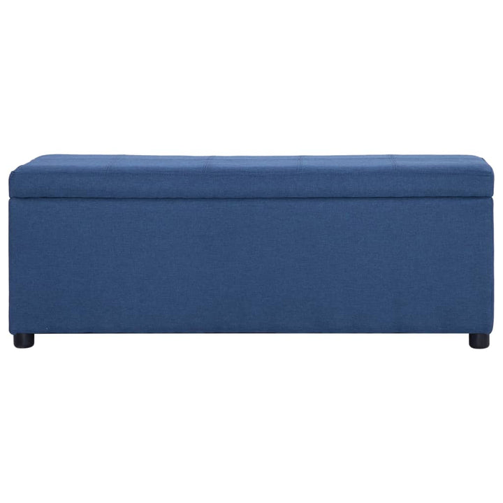 Bankje met opbergvak 116 cm polyester blauw - Griffin Retail