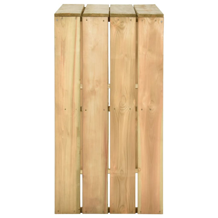 Bartafel 100x60x110 cm geïmpregneerd grenenhout - Griffin Retail