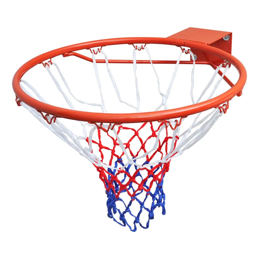 Basketbalringset met net 45 cm oranje - Griffin Retail