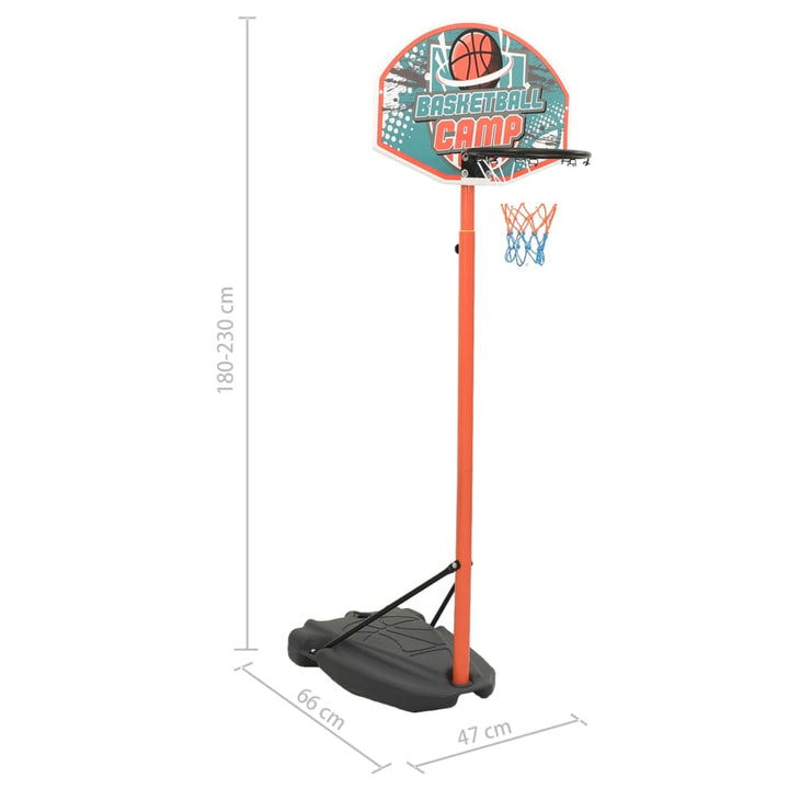 Basketbalset draagbaar verstelbaar 180-230 cm - Griffin Retail