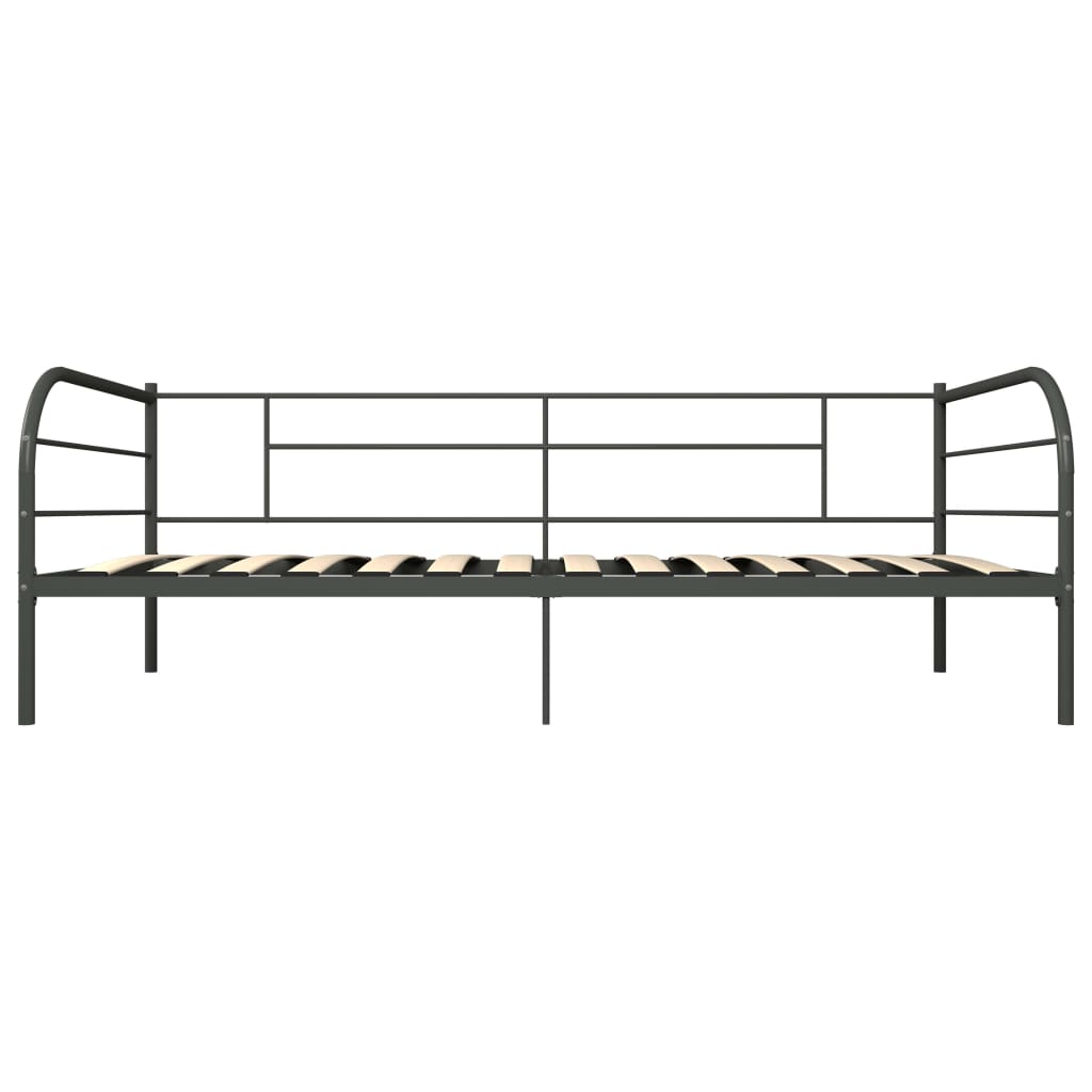 Bedbankframe metaal grijs 90x200 cm - Griffin Retail