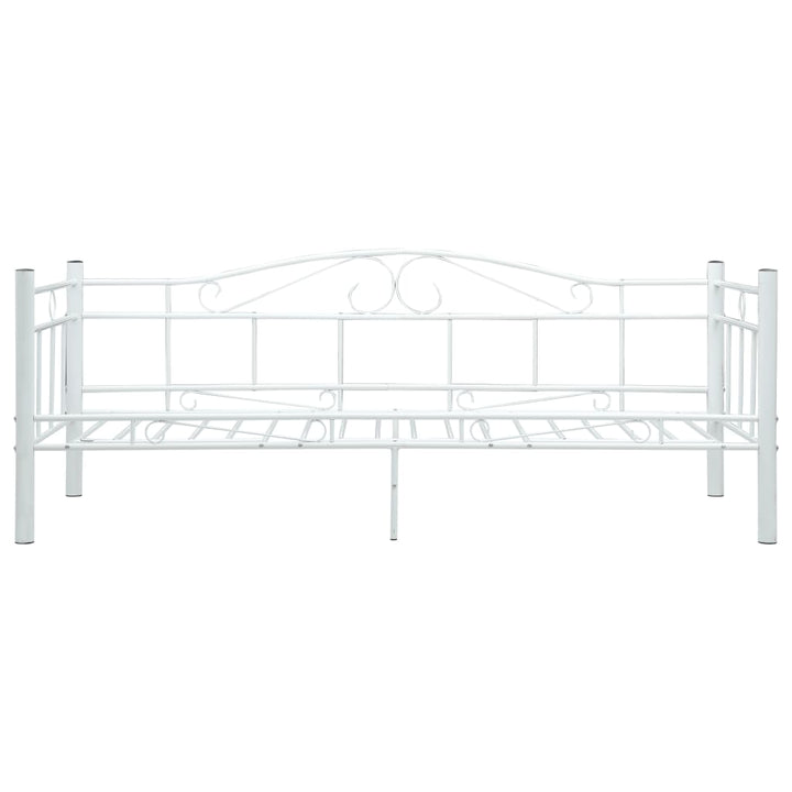 Bedbankframe metaal wit 90x200 cm - Griffin Retail