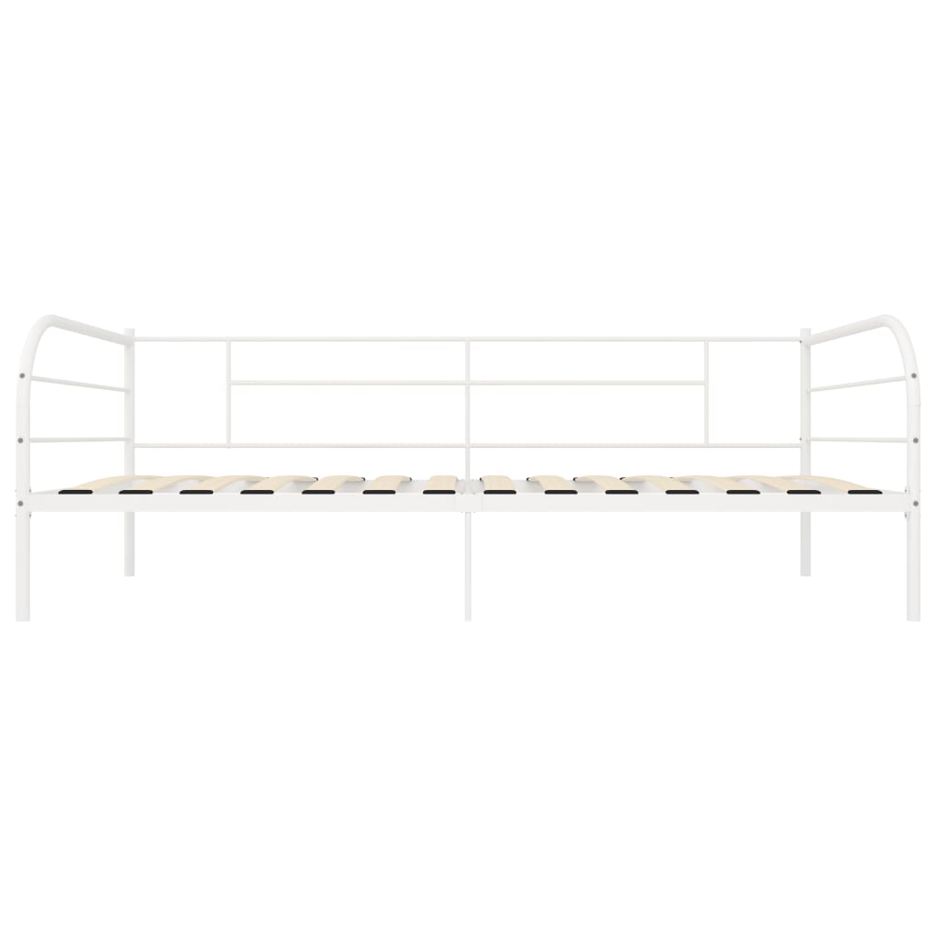 Bedbankframe metaal wit 90x200 cm - Griffin Retail