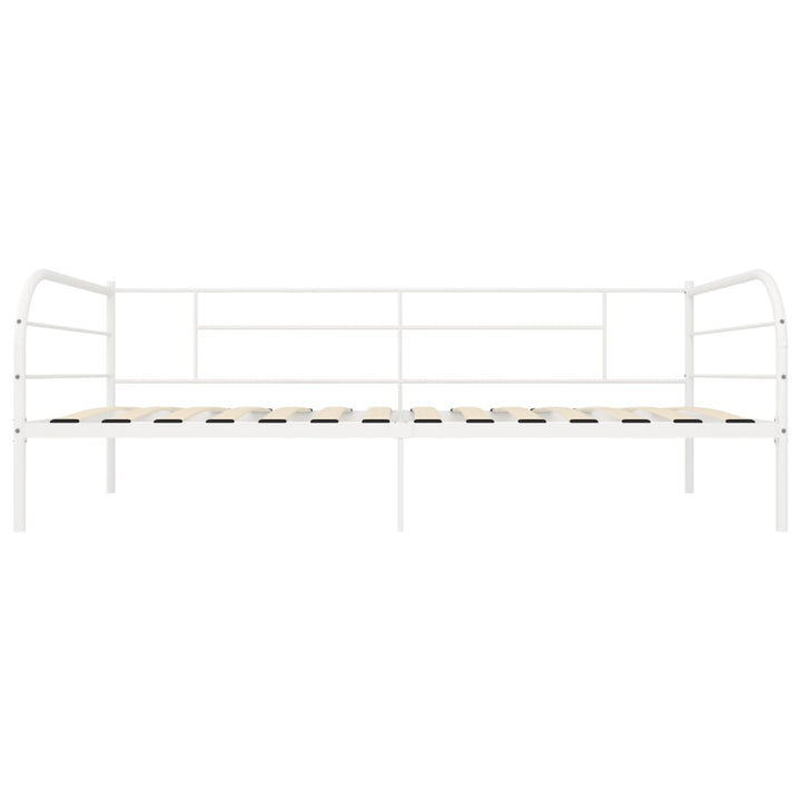 Bedbankframe metaal wit 90x200 cm - Griffin Retail