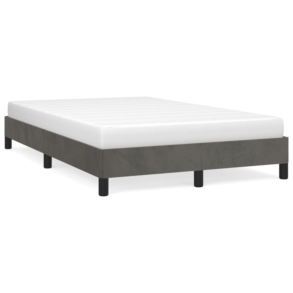 Bedframe fluweel donkergrijs 120x200 cm - Griffin Retail