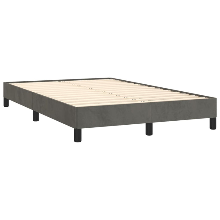 Bedframe fluweel donkergrijs 120x200 cm - Griffin Retail