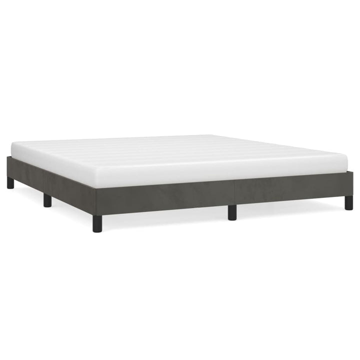 Bedframe fluweel donkergrijs 180x200 cm - Griffin Retail