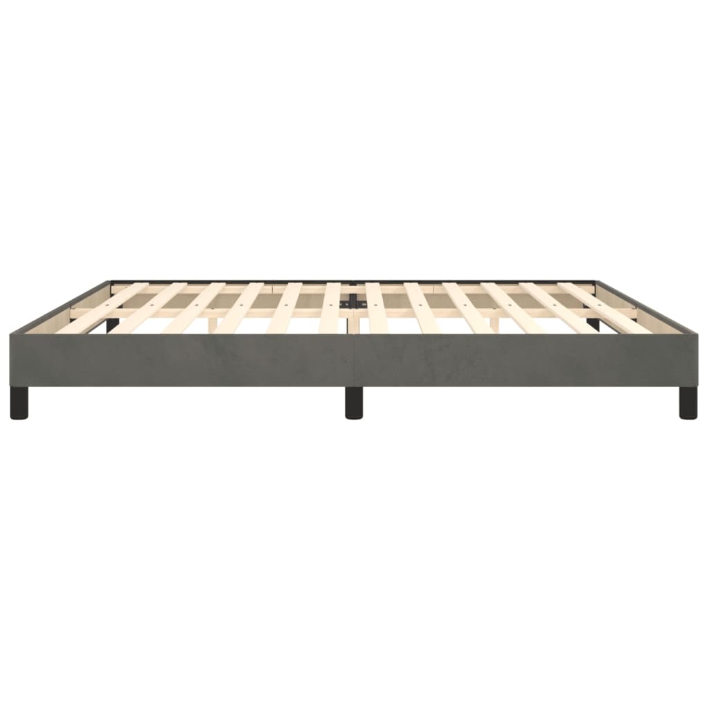 Bedframe fluweel donkergrijs 200x200 cm - Griffin Retail