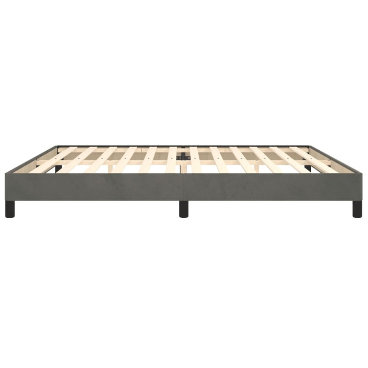 Bedframe fluweel donkergrijs 200x200 cm - Griffin Retail