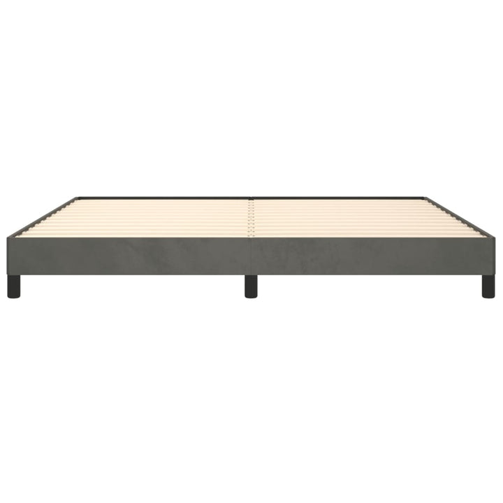 Bedframe fluweel donkergrijs 200x200 cm - Griffin Retail