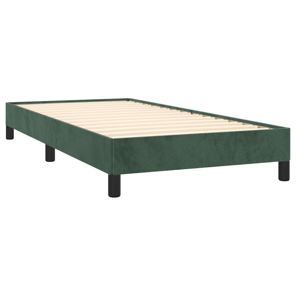 Bedframe fluweel donkergroen 100x200 cm - Griffin Retail