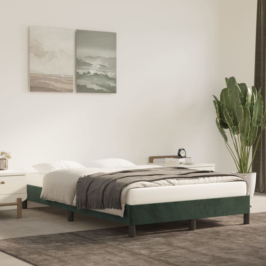 Bedframe fluweel donkergroen 120x200 cm - Griffin Retail