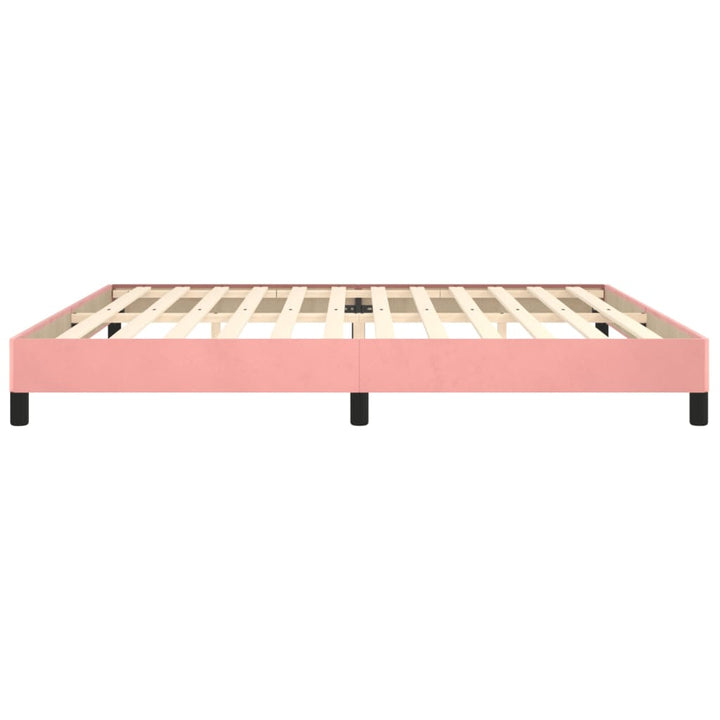 Bedframe fluweel roze 200x200 cm - Griffin Retail