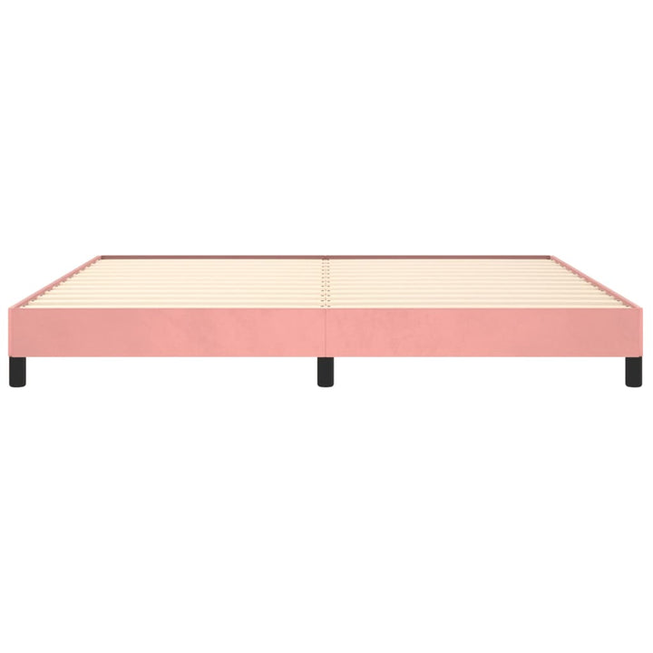 Bedframe fluweel roze 200x200 cm - Griffin Retail