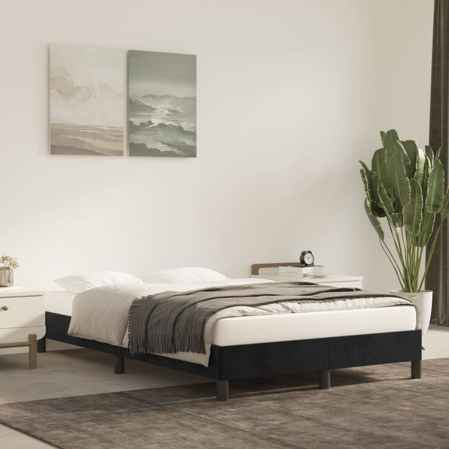 Bedframe fluweel zwart 120x200 cm - Griffin Retail