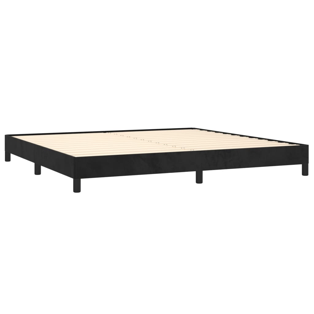 Bedframe fluweel zwart 200x200 cm - Griffin Retail