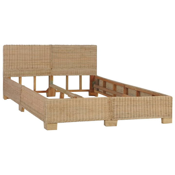 Bedframe handgeweven echt rattan 140x200 cm - Griffin Retail