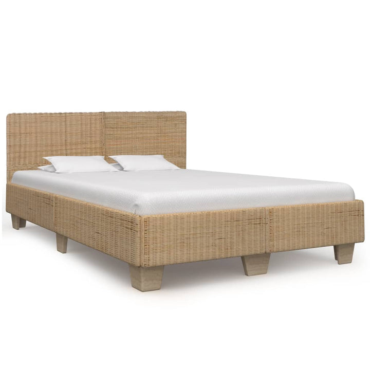 Bedframe handgeweven echt rattan 160x200 cm - Griffin Retail