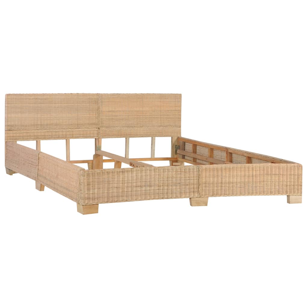 Bedframe handgeweven echt rattan 180x200 cm - Griffin Retail