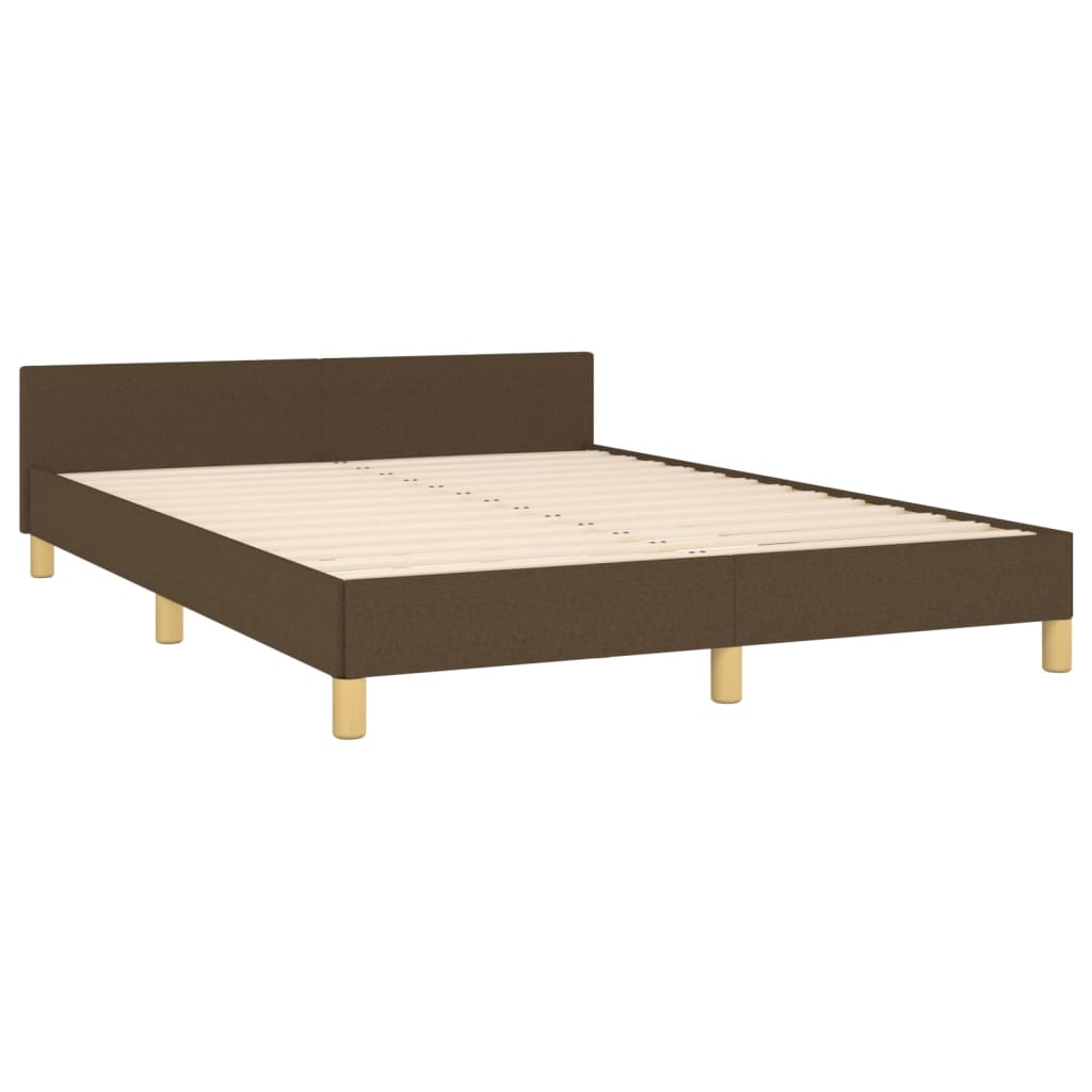 Bedframe met hoofdeinde stof donkerblauw 140x190 cm - Griffin Retail