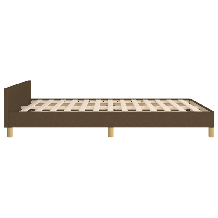 Bedframe met hoofdeinde stof donkerblauw 140x190 cm - Griffin Retail