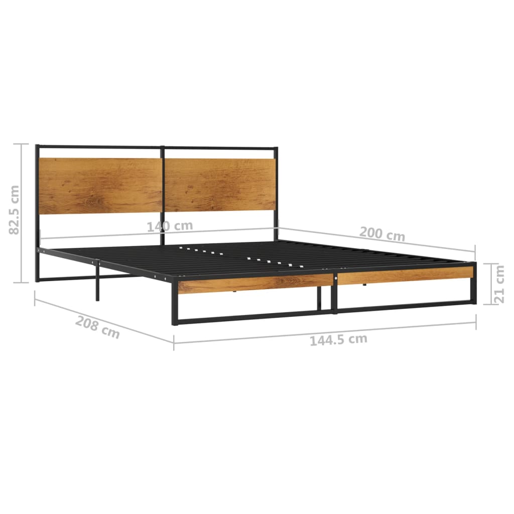 Bedframe metaal 140x200 cm - Griffin Retail