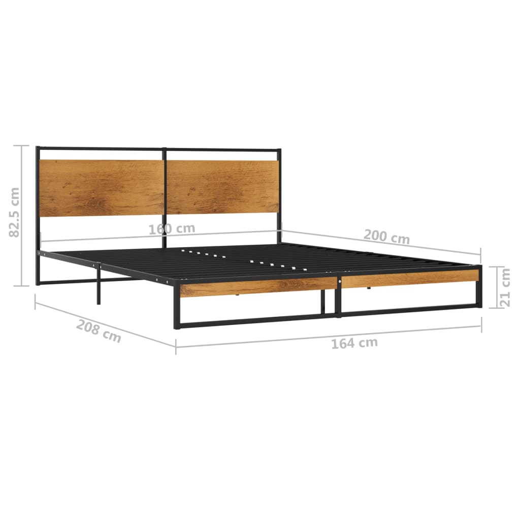 Bedframe metaal 160x200 cm - Griffin Retail