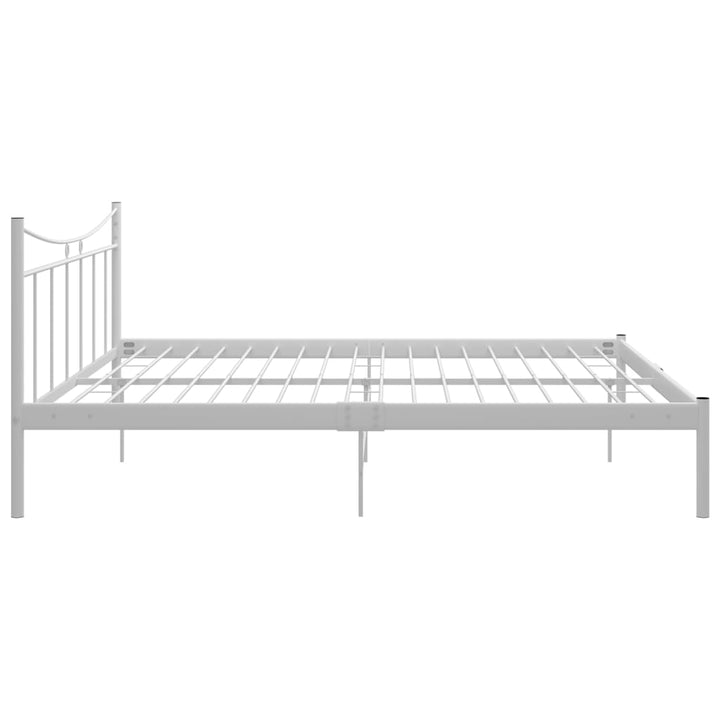 Bedframe metaal en multiplex wit 200x200 cm - Griffin Retail