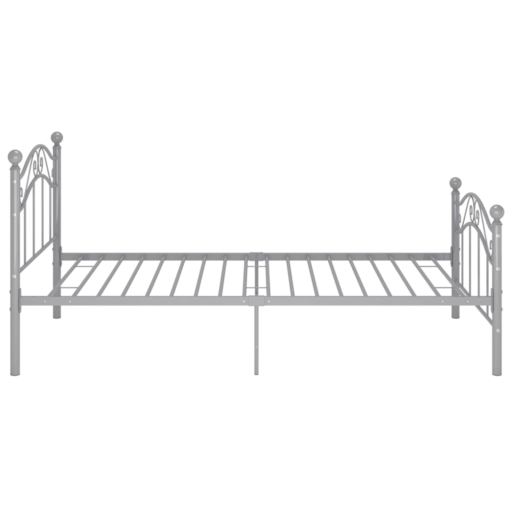 Bedframe metaal grijs 100x200 cm - Griffin Retail