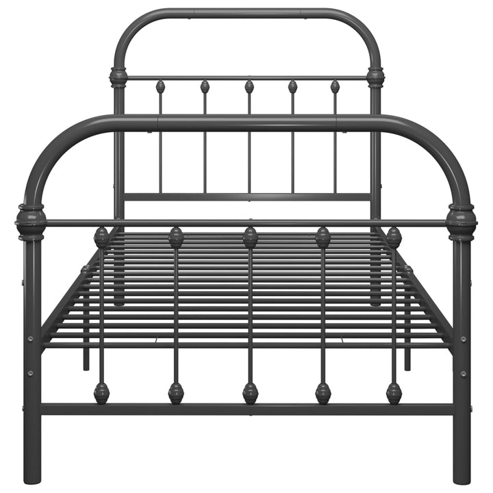 Bedframe metaal grijs 100x200 cm - Griffin Retail