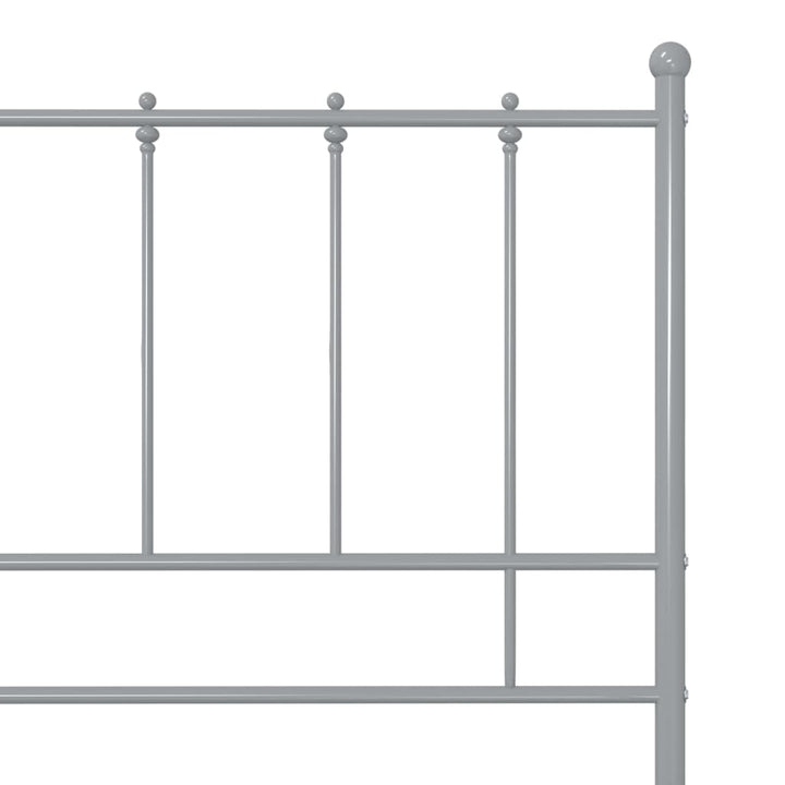 Bedframe metaal grijs 100x200 cm - Griffin Retail