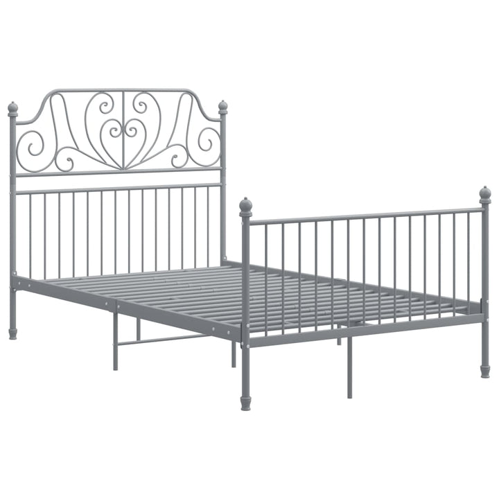 Bedframe metaal grijs 120x200 cm - Griffin Retail