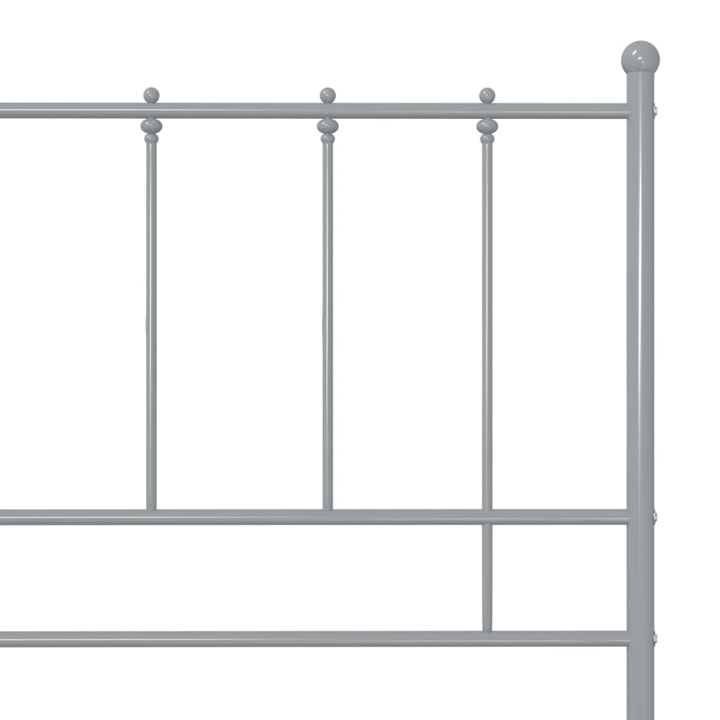 Bedframe metaal grijs 140x200 cm - Griffin Retail