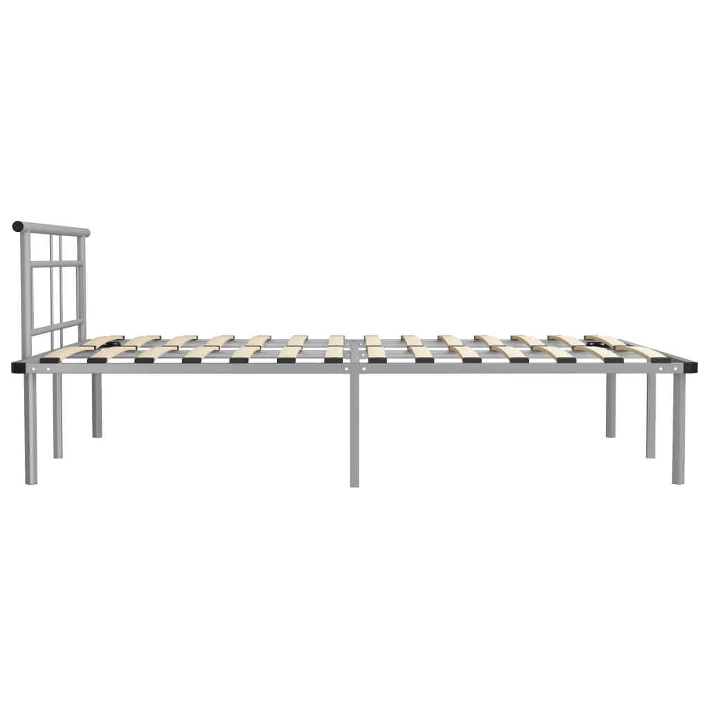 Bedframe metaal grijs 160x200 cm - Griffin Retail